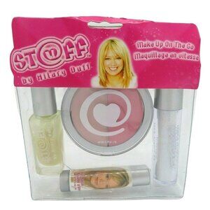 NEW Stuff by Hilary Duff Makeup On the Go Kit Shimmer Lip Balm Gloss Polish 2003